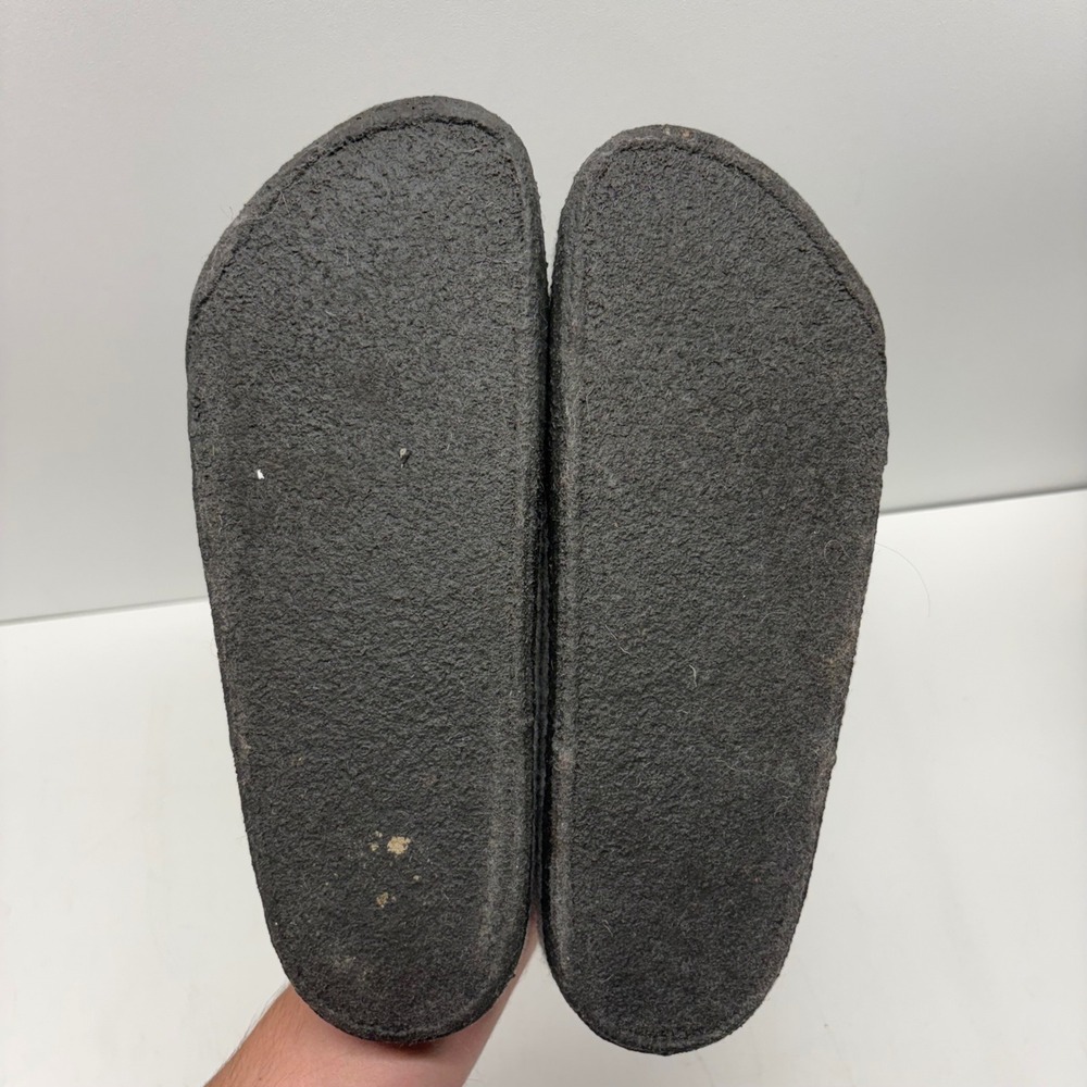 Birkenstock Clogs Women 9 Gray Wool Zermatt Shearling Lined Slipper Comfort Shoe - Picture 8 of 11